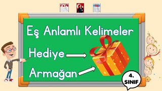 4 Sınıf  Eş Anlamlı Kelimeler [upl. by Rojam]