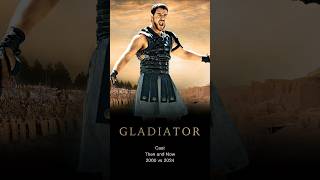 Gladiator Cast Then and Now 2000 vs 2024 gladiator thenandnow [upl. by Iznik]