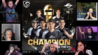 Reaction Streamer Malaysia Moment Team Secret Championn PMPLSEA S4 ❤️🇲🇾 [upl. by Ecam]