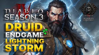 LIGHTNING STORM DRUID ENDGAME BUILD⚡ Diablo IV Season 3 [upl. by Akilegna]