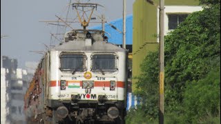 VYOM Hauling 12540Lucknow  Yesvantpur SF Express via Perambur [upl. by Shorter]