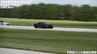 Twin Turbo Viper  WannaGoFast ChicagoMonee Half Mile  June 2014 [upl. by Mirabel]