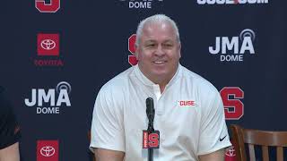 POSTGAME  Syracuse Postgame Press Conference [upl. by Adaval]