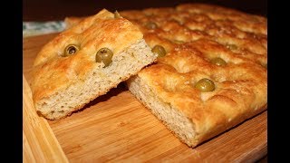 Focaccia morbida alle olivericetta facile super collaudata [upl. by Nino187]