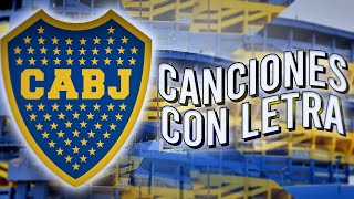 CANCIONES DE BOCA JUNIORS con letra [upl. by Anelec384]