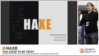 GameDuell TechTalk with Nicolas Cannasse about Haxe [upl. by Lotti]