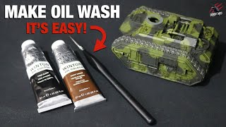 OIL WASH MINIATURES  How To Make amp Use Oil Washes For Painting Shading Models [upl. by Akiret]