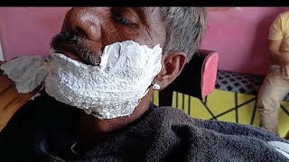 ASMR Barbar Old Bigger Man Shave🪒🪒🪒 in Pakistan🇵🇰🇵🇰makeup 💄hairstyle 💇💇menshairstyle bearder [upl. by Seen]