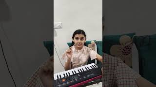 Learn Piano with Anvika☺️ daily classes [upl. by Annid]