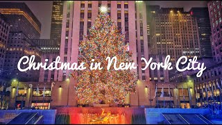 Christmas magic in NEW YORK  Top 7 Places and Activities  4K [upl. by Ainalem]