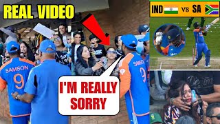 IND vs SA चोटिल लड़की के लिए Sanju Samson से ऐसा कर जीता सबका दिल [upl. by Urbannal504]