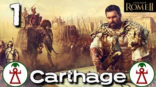 LET THE SECOND PUNIC WAR BEGIN  Carthage  Hannibal at the Gates Total War Rome 2 Campaign 1 [upl. by Naibaf]