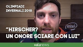 Olimpiadi Tonetti “Spero di aver emozionato Un onore sciare con Hirscher” [upl. by Akehs447]