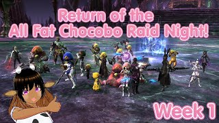 NACrystalDawntrail SpoilersReturn of the All Fat Chocobo Raid Night Lets do it Week 1 [upl. by Haet]