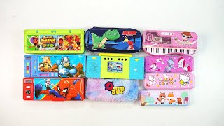 back to school stationery collection of hello kittyunicornavengers doreamon pencil box [upl. by Misaq26]