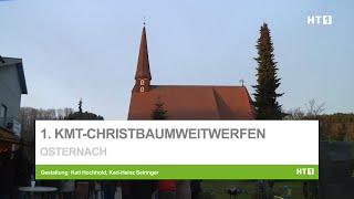 Christbaumweitwerfen in Osternach [upl. by Akcira]