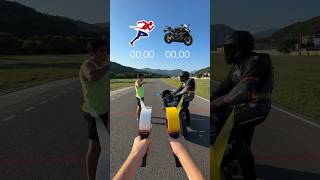 ❌🏍️ Athlete vs Sport Bike⚡️Speed challenge 💨 [upl. by Nnod]