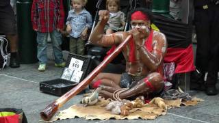 AustraliaDidgeridoo street show [upl. by Darrill]