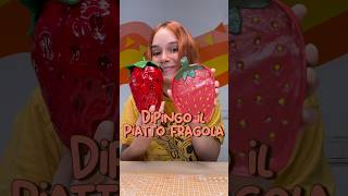 DIPINGO IL PIATTINO FRAGOLA [upl. by Ojeibbob608]