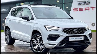 Approved Used SEAT Ateca 15 TSI EVO FR Sport DSG Euro 6 ss 5dr  Crewe SEAT amp CUPRA [upl. by Nnylram]