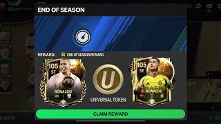 END OF SEASON DIVISION RIVALS REWARDS HUGE NEW DIVISION RIVALS PACK OPENING IN FC MOBILE 25 [upl. by Anipsed]