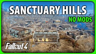 Fallout 4  Sanctuary Hills Build Tour No Mods [upl. by Perla]