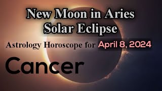 Cancer ♋️ New Moon Aries Solar Eclipse Horoscope 2024 [upl. by Micki542]