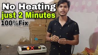 laminator Machine No heating Problem  How to fix laminator Machine Not heating [upl. by Arymas]