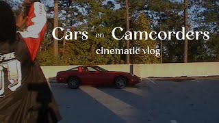 My 1991 Corvette on a camcorder amp going to a local car meet  Cinematic Vlog [upl. by Hannie]