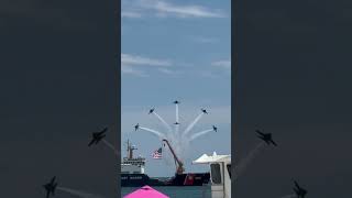 Blue Angels Pensacola Beach Air Show 2024 [upl. by Fritzie]