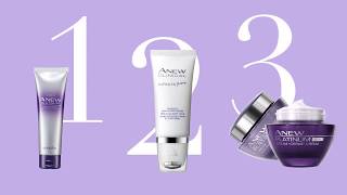 ANEW Platinum Skincare Regimen  Avon [upl. by Etteuqaj]