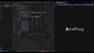 CSS animated text  HTML  CSS  Anu Programming [upl. by Harwill572]