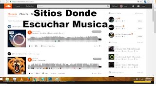 Donde encontrar paginas para escuchar musica [upl. by Iden233]