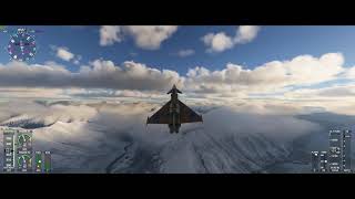 Eurofighter St Moritz to Innsbruck MSFS [upl. by Johny]