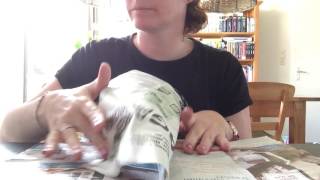 ASMR slow page turning through very crinkly magazines [upl. by Synned]