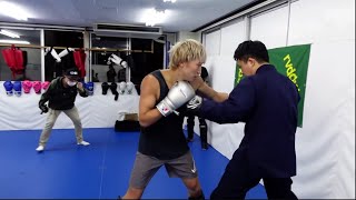 Kungfu Master Uses Iron Face Technique Against Professional Kickboxer FULL STORY [upl. by Ynehteb334]