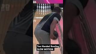 Two Handed Bowling SLOW MOTION 🐌 bowling bowler twohandedbowling twohandedbowler slowmotion [upl. by Junette]