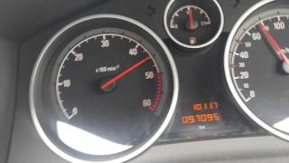 Opel Astra H 13 CDTI 90110BHP reemaped Acceleration 0100kmh [upl. by Joub]