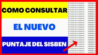 🔴 Puntaje Sisben LA NUEVA FORMA de SABER Tu Grupo Sisben [upl. by Niletak]