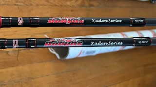 Product Review Dobyns Kaden 712 and 713 Spinning Rods [upl. by Bevash]