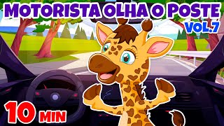 Motorista Olha o Poste Vol 7  Giramille 10 min  Desenho Animado Musical [upl. by Oicafinob381]