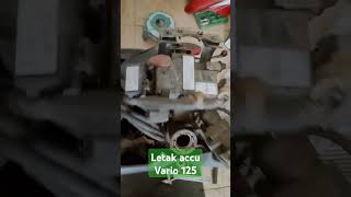 Letak accu vario 125 posisiaccu125 [upl. by Acirtal951]