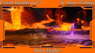 Crash Bandicoot 3 Warped  Dino Might [upl. by Tamis926]