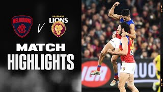 Melbourne v Brisbane Lions Highlights  SemiFinals 2022  AFL [upl. by Yesoj490]