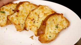 Cafe Jaisi Cheese Garlic Bread Recipe  2 tarike bina oven amp oven चीज गार्लिक ब्रेड cookingshooking [upl. by Strepphon103]