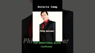 2025 officially nominated senatorsDuterte Camp [upl. by Lyon]