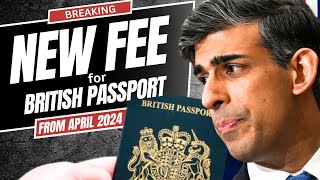 Home Office Announces Passport Fees Set To Rise From April  Latest UK Immigration News 2024 [upl. by Virgilio426]