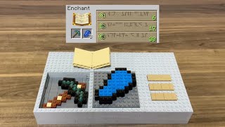 How to Build Lego Minecraft Enchanting Table  Working [upl. by Nelloc]