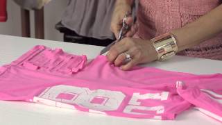 How to Cut TShirts to Look Torn  DIY Shirt Alterations [upl. by Anoblav]