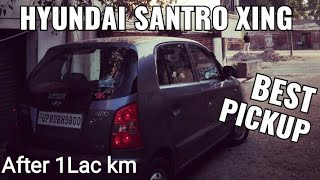 Hyundai Santro xing Gls 2009 ModelWalkaround Review after 120000 km superb condition [upl. by Ellerahc]